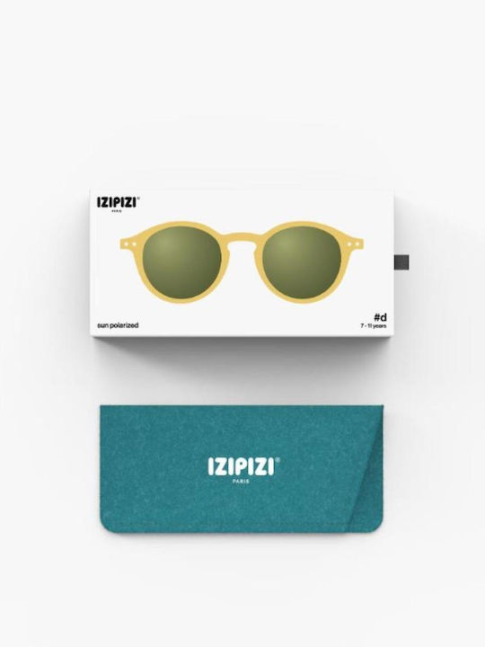 Izipizi Oval Kids Sunglasses with Polarized Lens Yellow for 7-11 Years