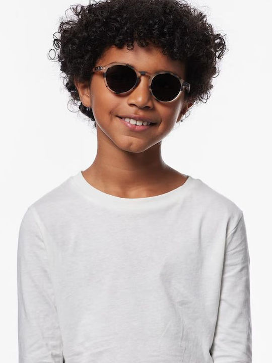 Izipizi Oval Kids Sunglasses with Polarized Brown Lens for 7-11 Years