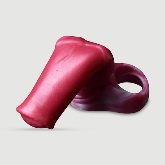 Silikon Penisverlängerungshülle 15 x 4,5 cm Rot