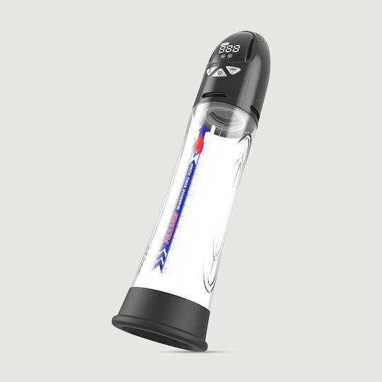 Electric Water Penis Pump Lcd Screen Waterproof Pump My Dick Lcd Hydro Penis Pump Transparent