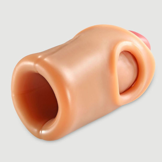 Realistisches Penis-Kleid aus Weicher Silikon 20,5 Cm Real Deal Soft Silicone Realistische Penis-Verlängerung Natürlich