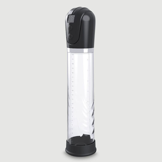 Αυτόματη Αντλία Πέους Μακρύ Σωλήνα Sexopolis Male Lcd Display Long Tube Automatic Penis Pump Διάφανη