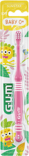 GUM Baby 213 Baby Toothbrush For 0m+ Pink