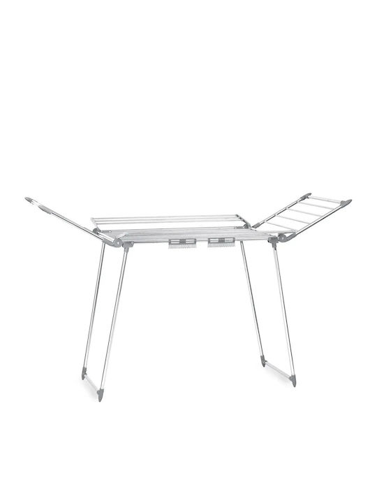 Smartic Lina Uscătoare Rufe Pliere De Pardoseală Inox Cu Lungimea Suportului De Uscare A Hainelor 22m