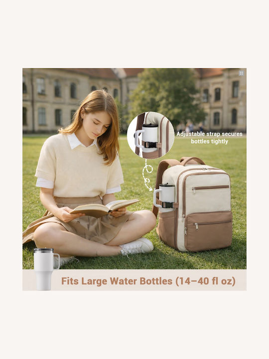 Miss Lulu Backpack Μπεζ