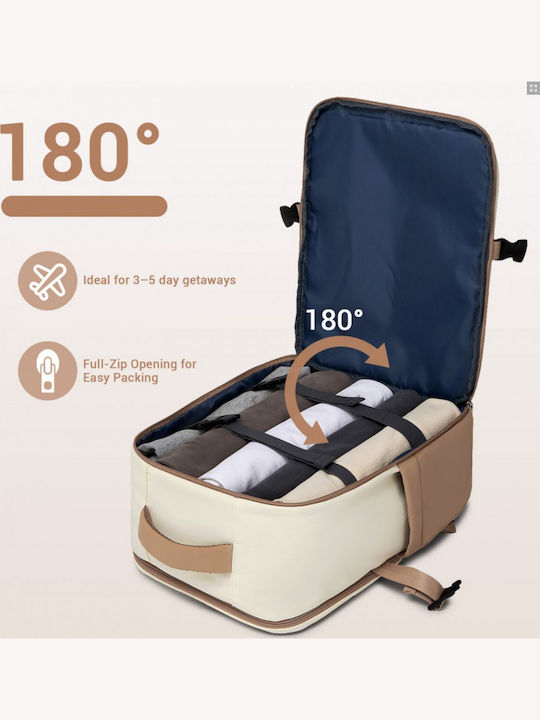 Miss Lulu Backpack Μπεζ