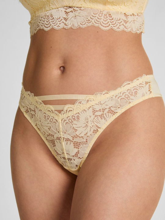 Andrea Damen-Brasilien mit Spitze Gelb