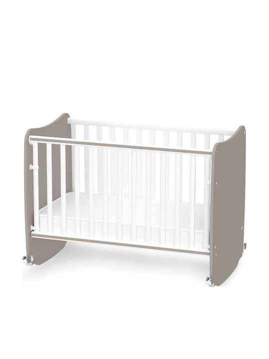 Lorelli Convertible Baby Crib White with Mattress 120x120cm