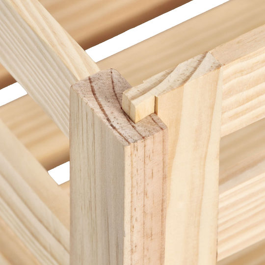 Παιδικό Κουτί Αποθήκευσης από Ξύλο Μπεζ 40x30x15cm