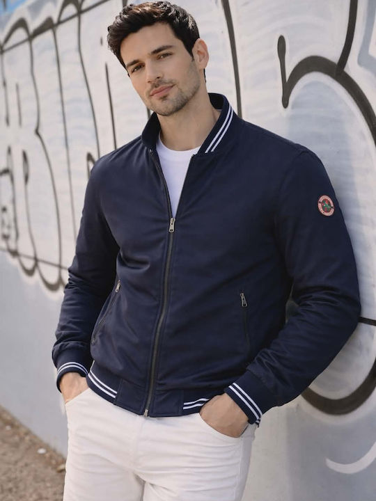 Bomber Jacket Double Sided Blue