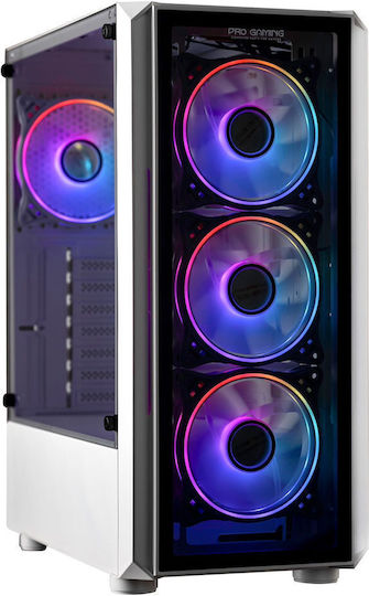 ProGaming Bastion Glacier Desktop PC (i5-14600KF/32GB DDR4/2TB SSD/GeForce RTX 3050/W11 Home) Alb Glacier