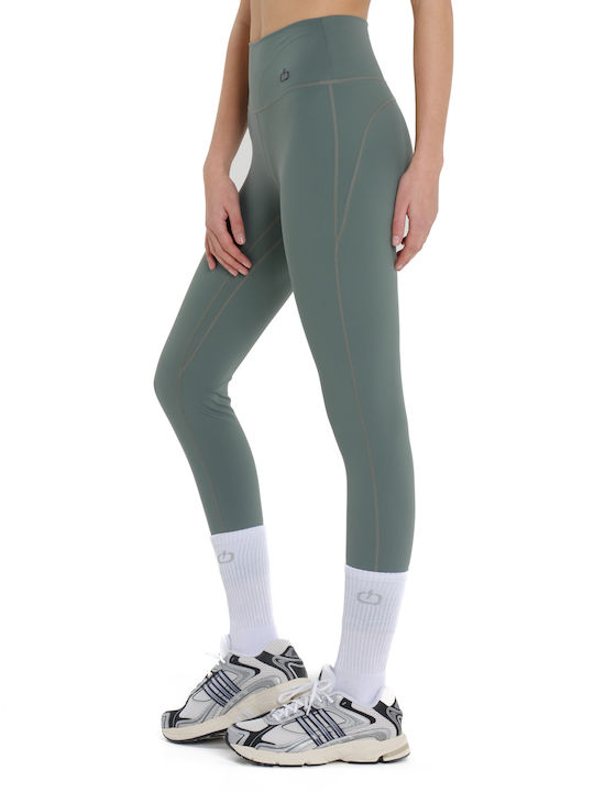 Training Damen Gekürztes Leggings Grün