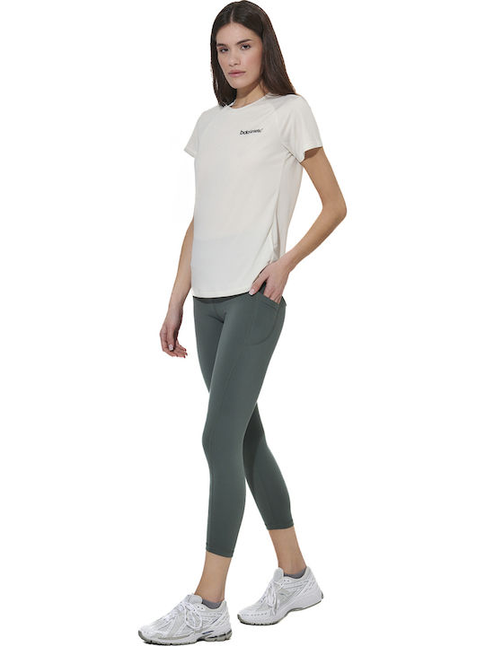 Leggings Pentru Instruire Colanti Cropped Verde