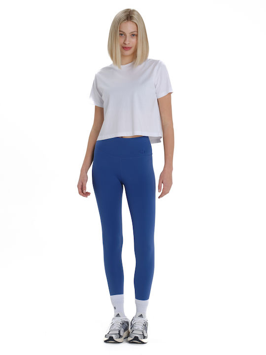 Training Women's Cropped Leggings Blue