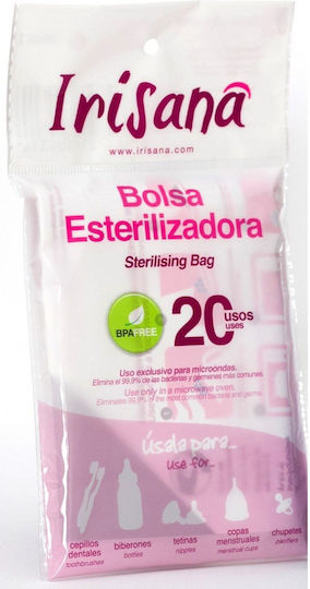 Irisana Microwave Sterilization Pouches for Baby Bottles