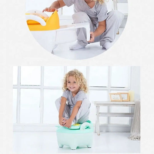 Little Mom Potty Toilet with Lid Pink