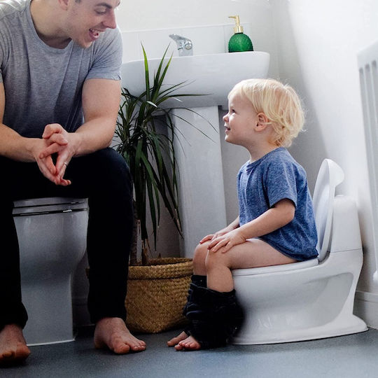 Little Mom Toaletă Pentru Copii cu Capac Alb până la 20kg