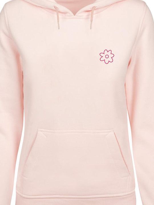 Damen Sweatshirt mit Kapuze Pink