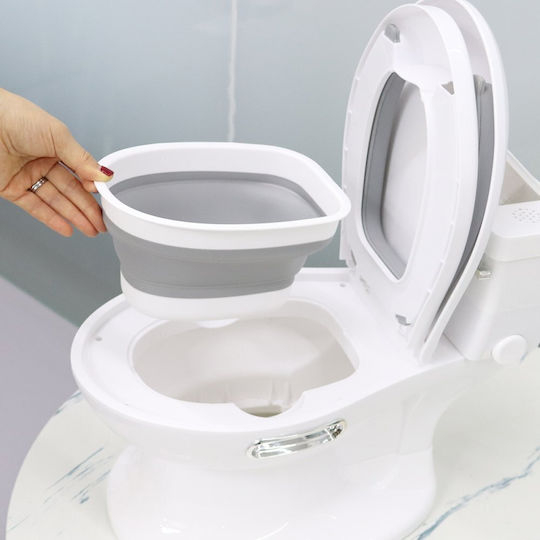Little Mom Toaletă Pentru Copii cu Capac Alb până la 20kg
