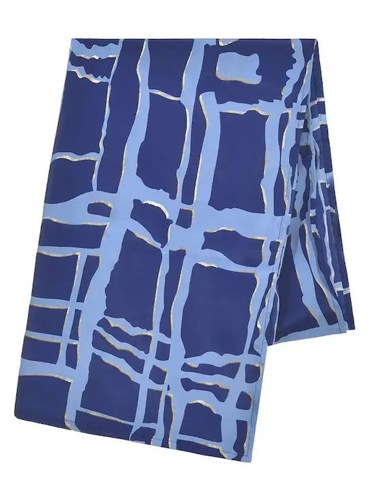 Ble Resort Collection Γυναικείο Φουλάρι Μπλε