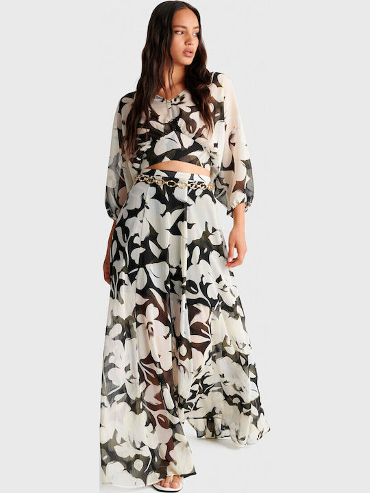 Maxi Women's Skirt Floral Multicolour 8923050 Multicolour