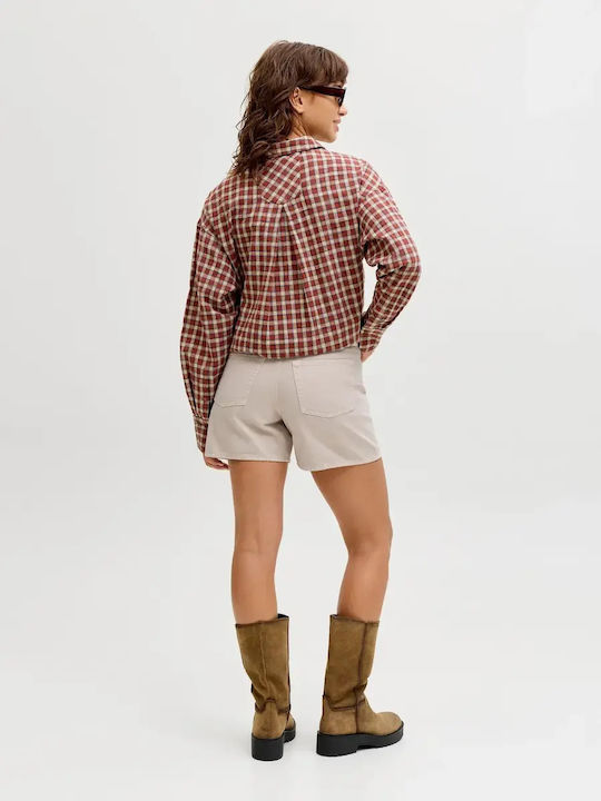 Jack & Jones Women's Shorts Ecru