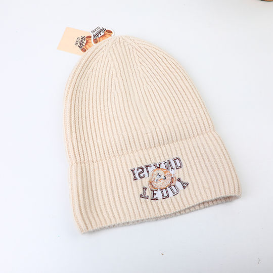 Beanie Unisex Căciulă Tricotată În Culoare Bej