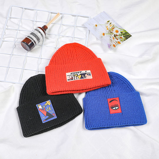 Unisex Beanie Knitted Hat in Blue Color