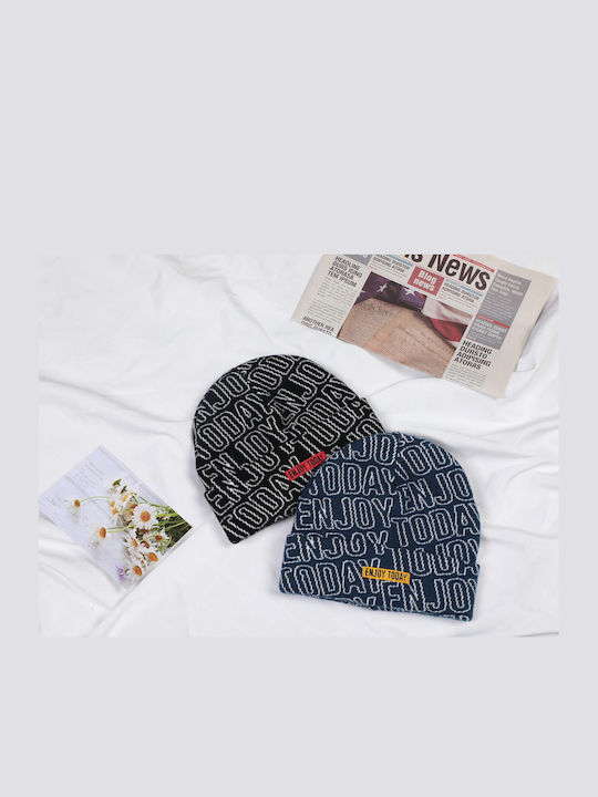 Beanie Unisex Căciulă Tricotată în Culoare Albastră