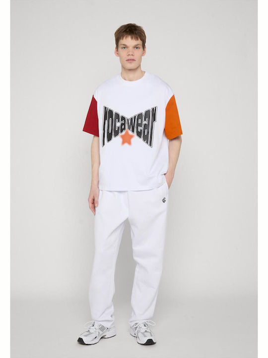 T-shirt Brightwhite/reddahlia/hawaiiansunset RWTS116-21414