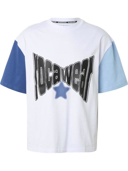 T-shirt Brightwhite/truenavy/brunnerablue RWTS116-21415