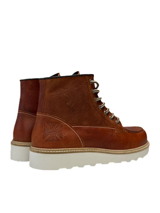 Leather Brown Men's Boots