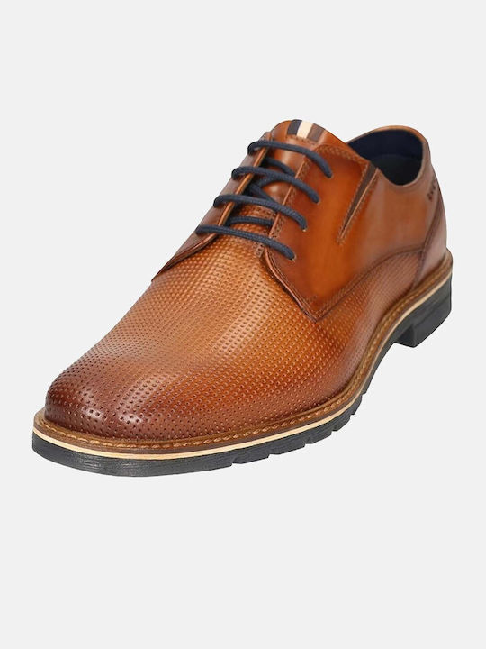 Herrenschuhe Braune Leder Schnürschuhe
