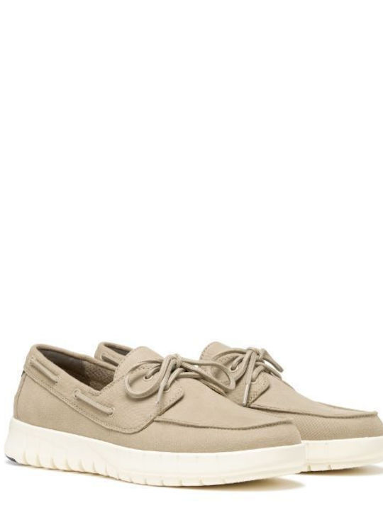Men's Moccasins in Beige Colour