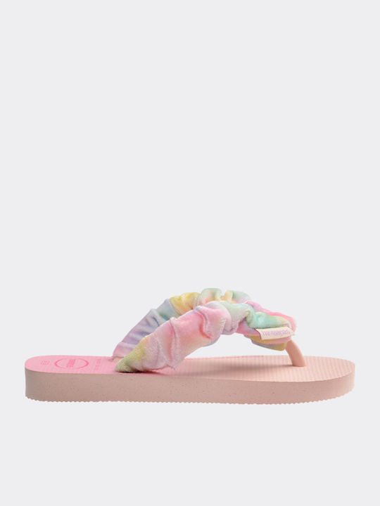 Havaianas Flip-Flopi Pentru Copii Roz Fluffy