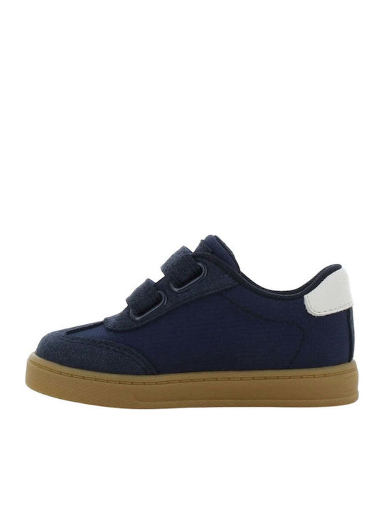 Kids Anatomic Sneakers With Hoop & Loop Closure Beige
