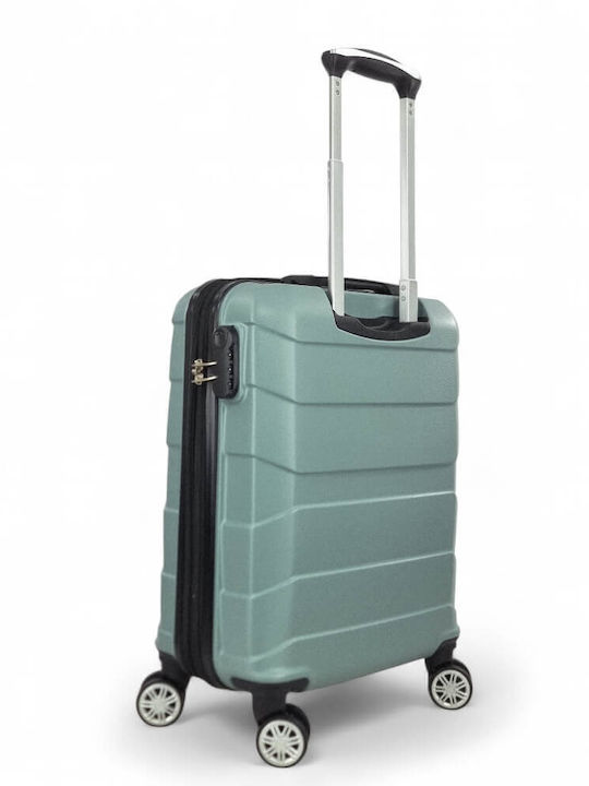 Greenwich Polo Club Cabin Hard Gray Suitcase with 4 Wheels Height 55cm