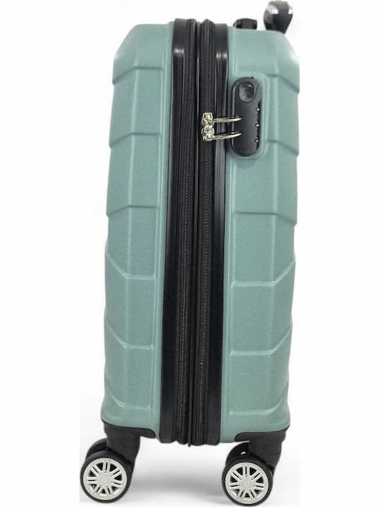 Greenwich Polo Club Cabin Hard Gray Suitcase with 4 Wheels Height 55cm