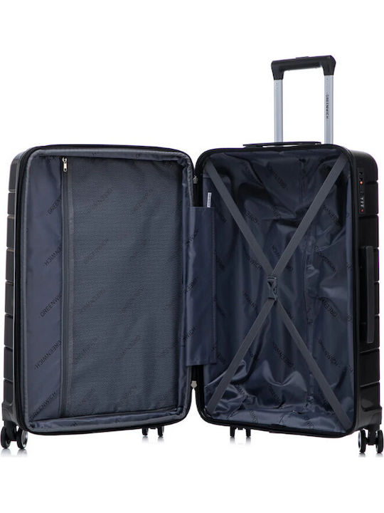 Greenwich Polo Club Cabin Hard Travel Suitcase Jade with 4 Wheels Height 55cm