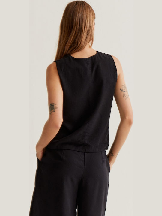 Wild Pony Vestă Neagră Pentru Femei