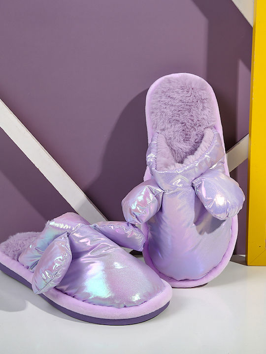 Purple Kids Slippers