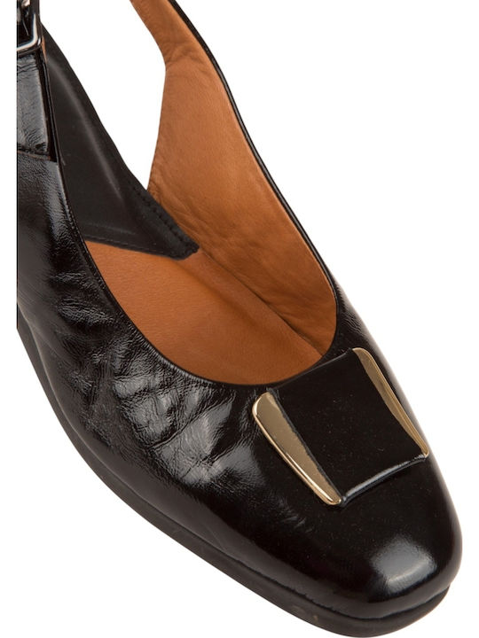 Leather Heels Black