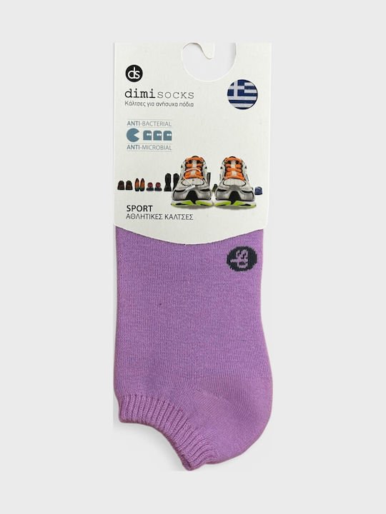 Dimisocks Γυναικείες Κάλτσες Λιλά Dimisocks Γυναικείες Κάλτσες Λιλά