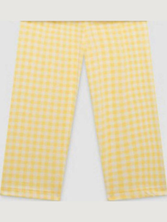 Minerva Kids Summer Pajamas Ecru Lemon Minerva Kids Summer Pajamas Ecru Lemon