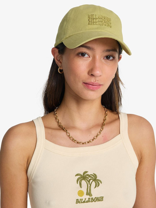 Billabong Unisex Essential Canvas Cap Cactus Green Ebjha00126-thw0