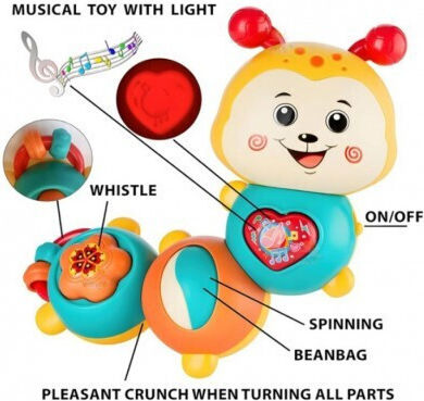 Lazarid Baby Toy with Music Lights and Sounds