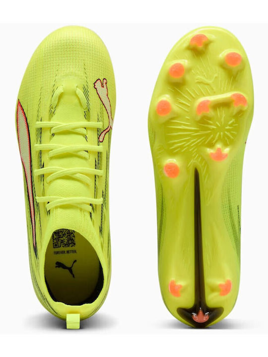 PUMA Ultra 6 Pro Футболни Обувки с Бутони FG/AG Жълти