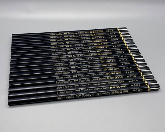 Tombow Wooden Pencils Mono 100 Highest Quality 12pcs 4901991000092 Nibs 2h