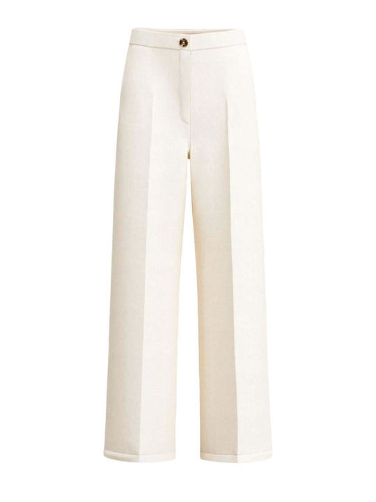 Damen Leinenhose Weiß