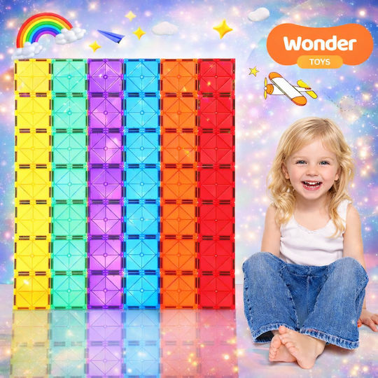 Wonder Toys Magnetic Construction Toy Race
